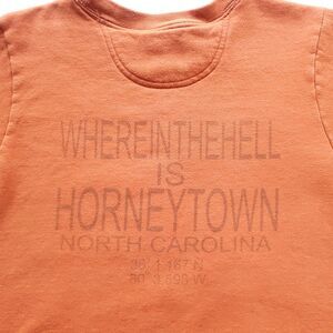 Horneytown NC Sweatshirt Womens S Orange Forsyth County North Carolina Funny